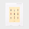 Thumbnail for your product : Paul Smith Iconic Fashion Designers Part Two Print By Le Duo For Image Republic