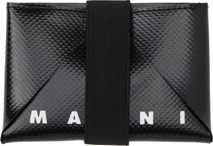 Marni Navy & Black Fold Card Holder - ShopStyle