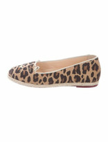 Thumbnail for your product : Charlotte Olympia Ponyhair Animal Print Espadrilles Brown
