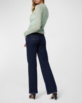 Thumbnail for your product : Joie Vera Open-Stitch Button-Front Cardigan