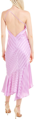Mason by Michelle Mason Ruffled Silk Maxi Dress