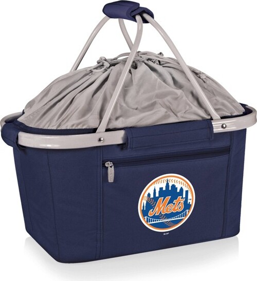 MLBNewYorkMetsMetroBasketCollapsibleCoolerTote-NavyBlue