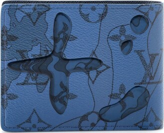 Slender Wallet - Luxury Monogram Other Canvas Blue