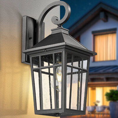 Winston Porter Large Outdoor Wall Lights For House 18inch Exterior Lighting Fixtures Wall Mount Outdoor Porch Lights Waterproof
