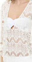 Thumbnail for your product : Alice + Olivia Violet Lace Cover Up Top