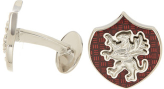 David Donahue Sterling Silver Griffin Wine Cuff Links