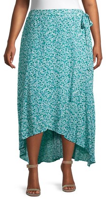 plus size wrap skirts