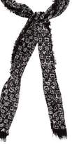 Thumbnail for your product : Marc by Marc Jacobs Printed Frayed Scarf