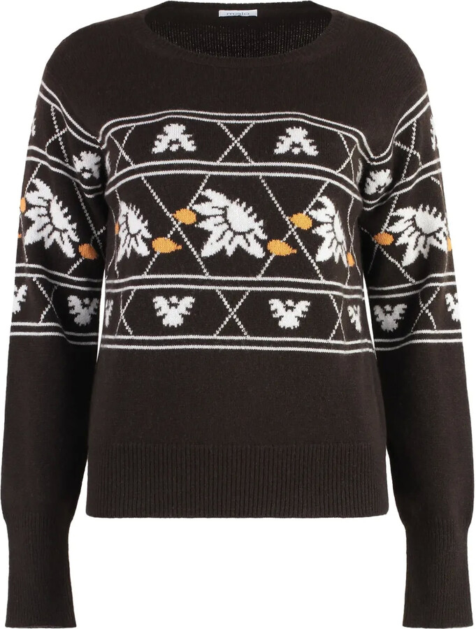 Malo Intarsia-Knit Sweatshirt