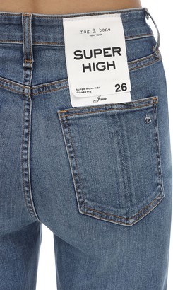 Rag & Bone Jane Super High Cigarette Denim Jeans