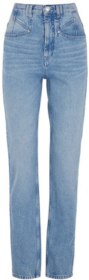 Isabel Marant Dominic Blue Straight-leg Jeans