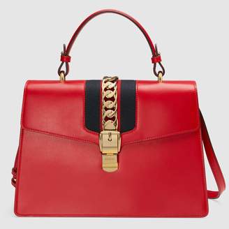 Gucci Sylvie medium top handle bag