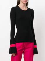 Thumbnail for your product : Golden Goose stripe cuff rib knit sweater