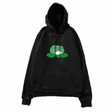 Thumbnail for your product : Rikay Womens Hooded Top Sweatshirt Cute Frog Printed Long Sleeve Hoodie Jacket Jumper Hooded Pullover Tops Blouse Ladies Clothes Loose Pullover Top Army Green