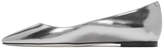 Thumbnail for your product : Jimmy Choo Silver Mirrored Romy Ballerina Flats