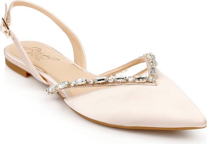 flat pointed toe slingback shoes