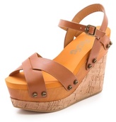 Thumbnail for your product : Flogg Lexi Cork Wedge Sandals