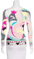 Thumbnail for your product : Emilio Pucci Printed Long Sleeve Top