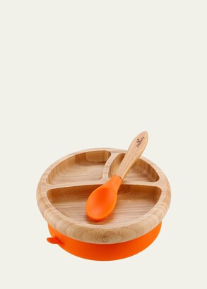 Avanchy Baby's Bamboo Plate & Spoon Set