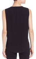 Thumbnail for your product : BCBGMAXAZRIA Lace Up Shirttail Hem Tank