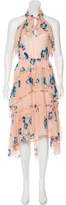 Thumbnail for your product : Ulla Johnson Silk Floral Print Dress