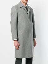 Thumbnail for your product : Thom Browne Classic Single-Breasted Melton Wool Overcoat
