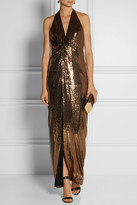 Thumbnail for your product : Halston Sequined jersey gown