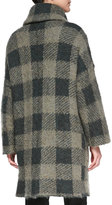 Thumbnail for your product : Rag and Bone 3856 Rag & Bone Cammie Check Sweater Coat