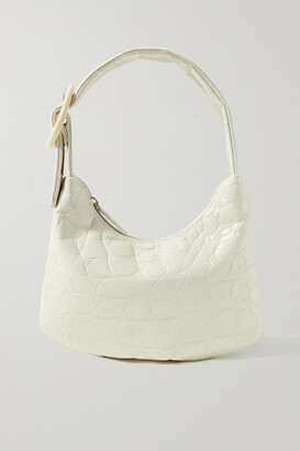 Gu_de Lisa Small Croc-effect Leather Shoulder Bag