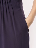Thumbnail for your product : Emporio Armani Gathered-Waist Wide-Leg Trousers