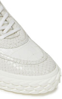 Thumbnail for your product : Giuseppe Zanotti Blabber Croc And Snake-effect Leather Sneakers