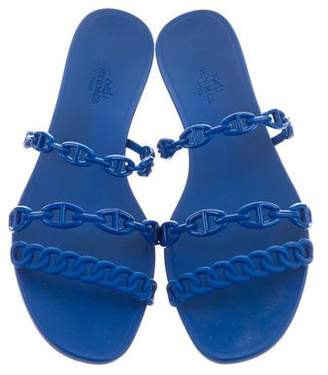 Hermes Chaine D'Ancre Slide Sandals