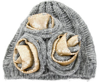 Diane von Furstenberg Woven Sequined Hat