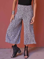 Thumbnail for your product : West Coast Wardrobe Moonlight Wide Leg Capri in Grey