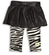 Juicy Couture Baby's Two-Piece Onesie & Skirt Overlay Leggings