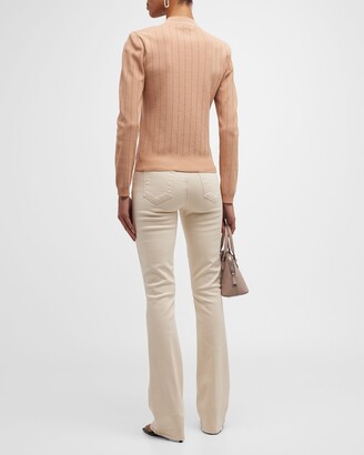 L'Agence Calypso Fitted Cardigan
