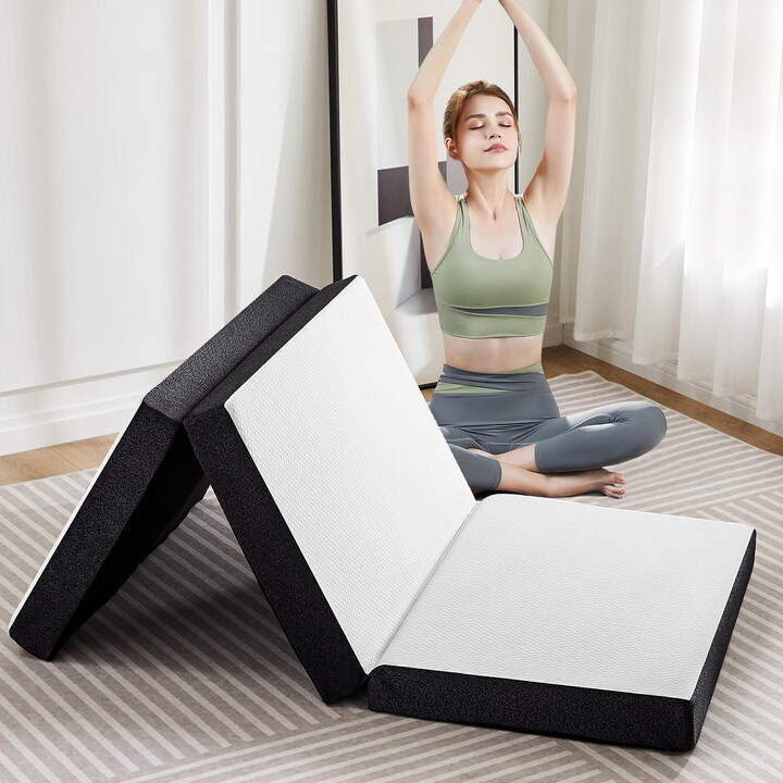 MAYEERTY 2in Queen Size Memory Foam Mattress，Gel Mattress for Cool Sleep Pressure Relief