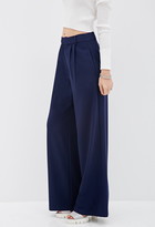 Thumbnail for your product : Forever 21 High-Waist Wide Leg Trousers