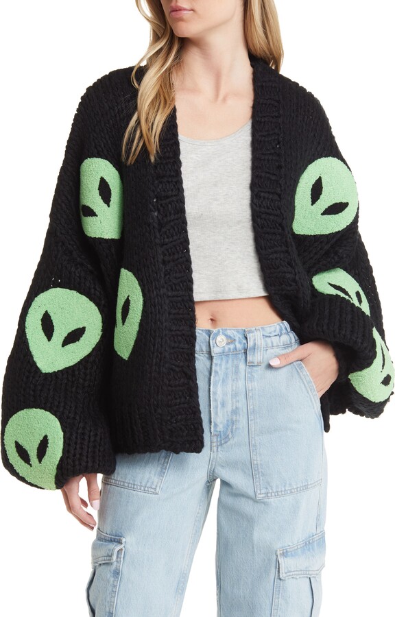 Dressed in Lala Visionary Alien Cardigan ShopStyle
