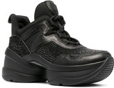 Thumbnail for your product : MICHAEL Michael Kors Rhinestone-Embellished Chunky Sneakers