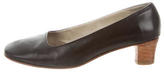 Thumbnail for your product : Martiniano Leather Square-Toe Pumps