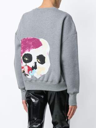 Alexander McQueen abstract skull print sweatshirt