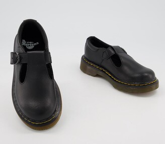 Dr. Martens Polley Mary Jane Junior Shoes Black - ShopStyle