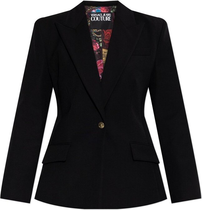 Versace Jeans Couture Single Breasted Tailored Blazer