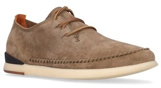 Silvano Sassetti Suede mid-top lace-up shoes