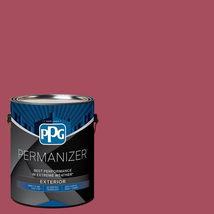 PERMANIZER 1 gal. PPG13-14 Heart'S Afire Semi-Gloss Exterior Paint