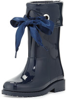 Thumbnail for your product : Igor Rain Boots with Bow, Navy