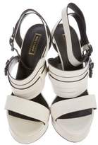 Thumbnail for your product : Belstaff Leather Ankle Strap Sandals