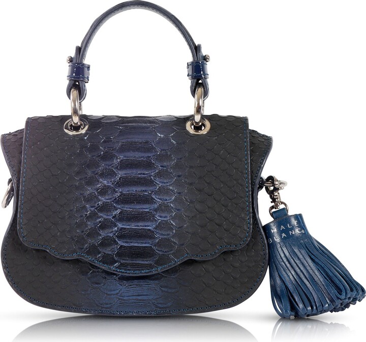 Thale Blanc - Audrey Couture Micro Crossbody In Blue - ShopStyle ...