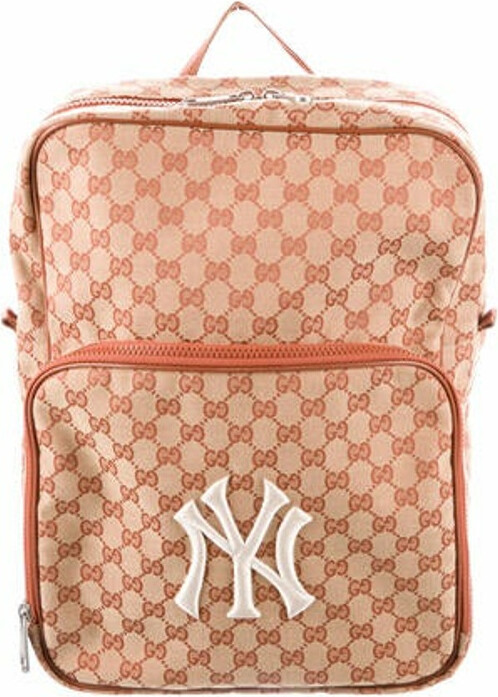 Gucci x MLB GG Canvas NY Yankees Backpack - ShopStyle